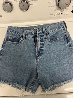 Old Navy Light Blue High-Rise Denim Cutoff Shorts
